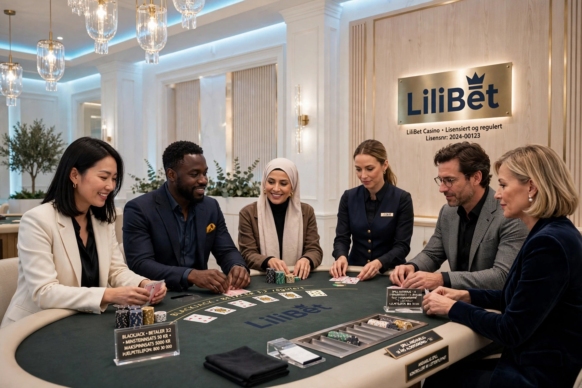blackjack på Lilibet Casino