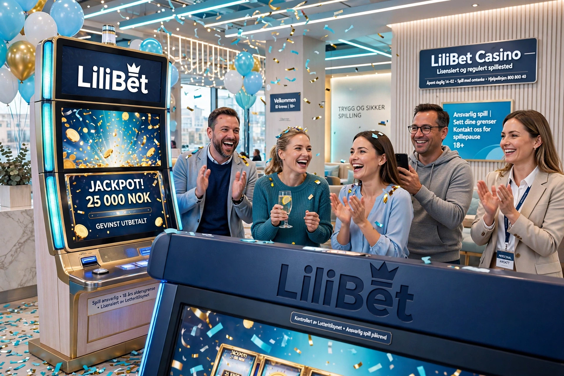 Faste jackpoter på Lilibet Casino
