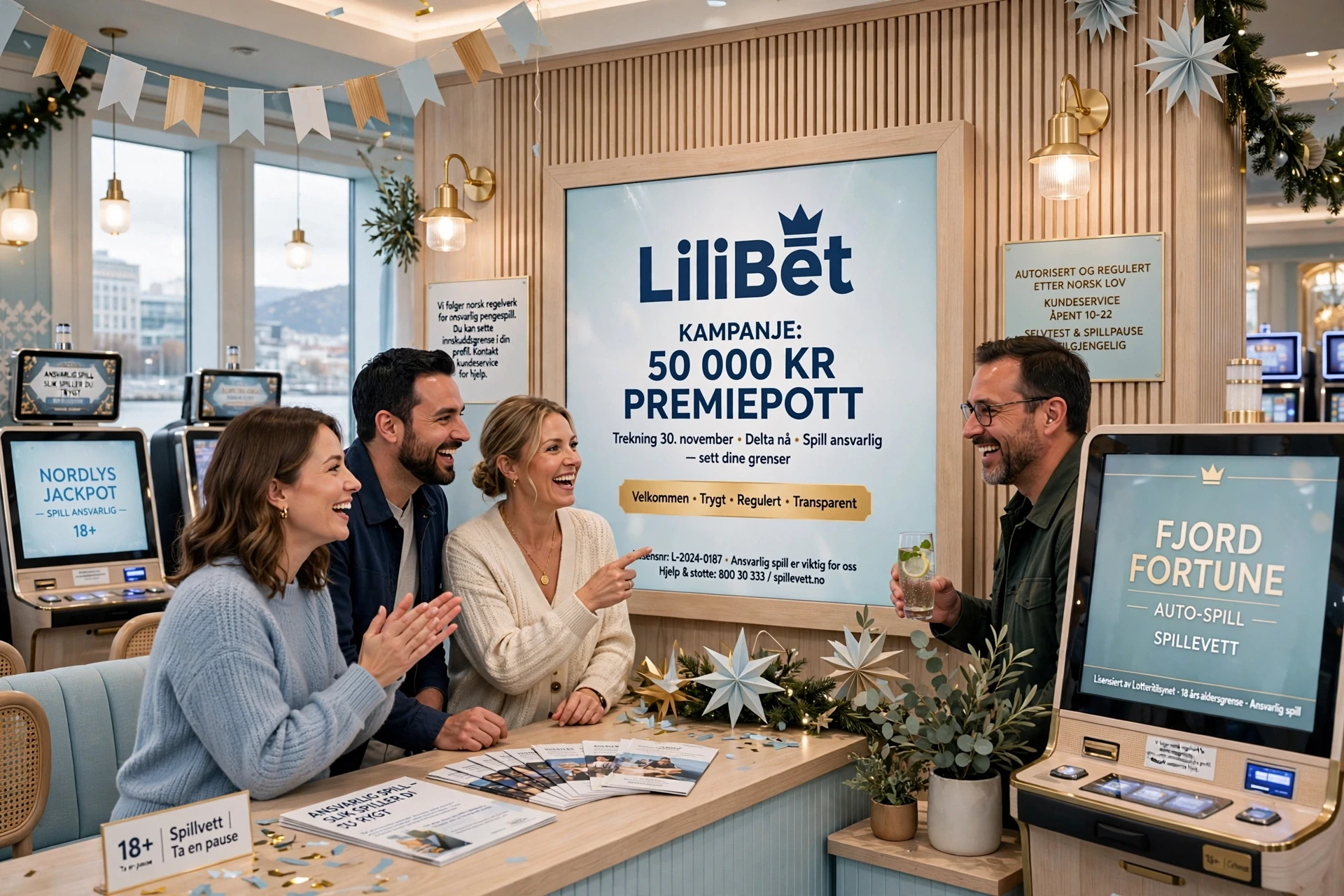 bonus dans les mains de l'homme au casino Lilibet Casino Casino