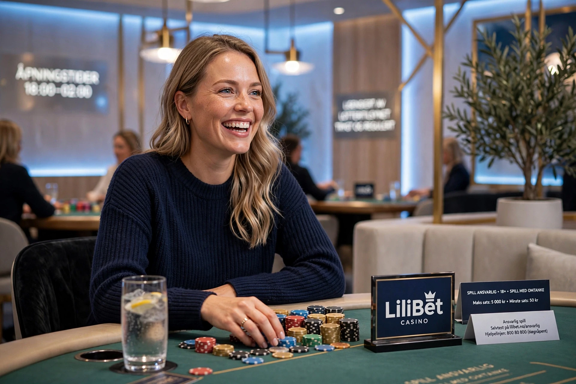 bonus dans les mains de l'homme au casino Lilibet Casino Casino