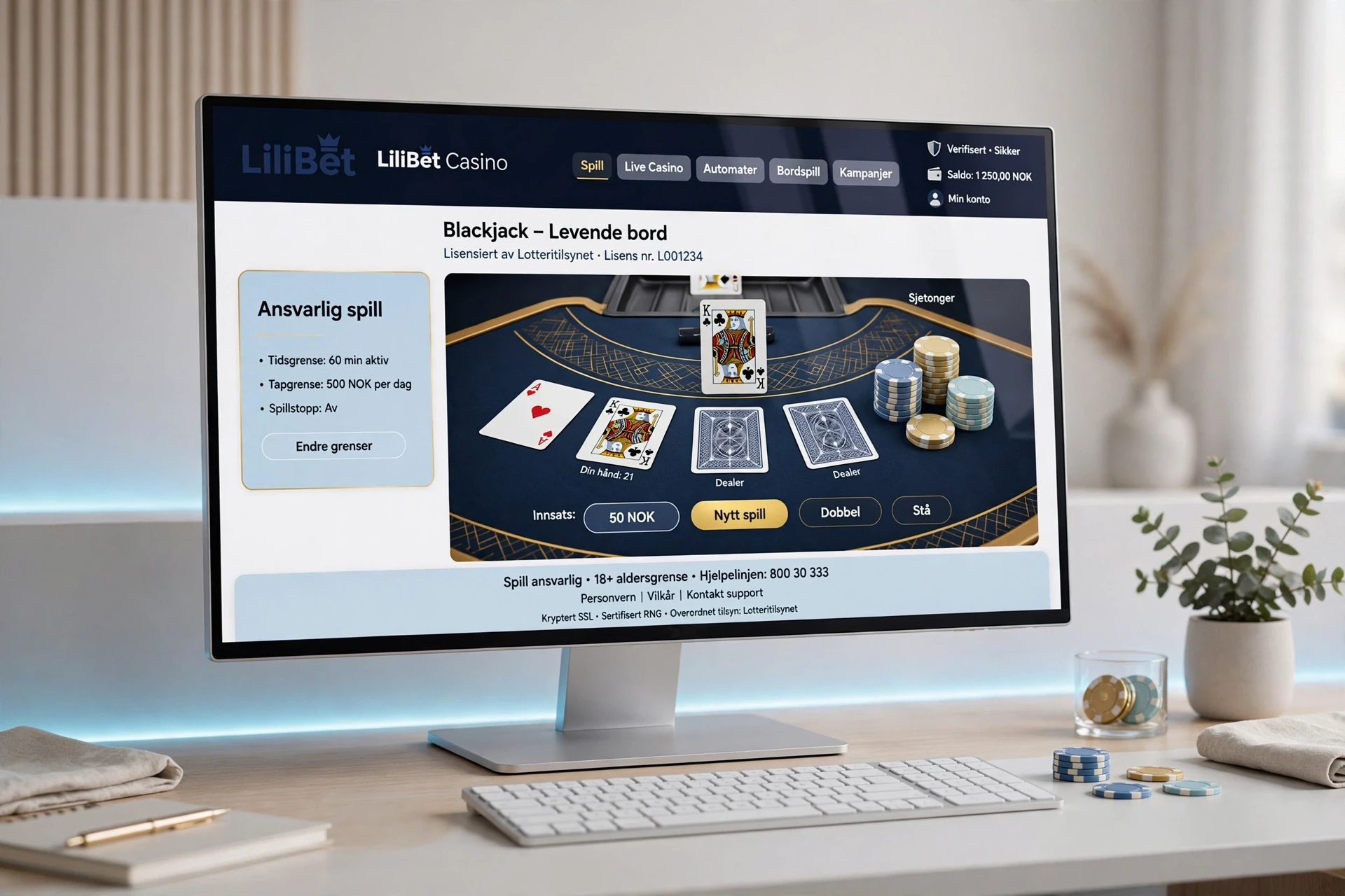 jeu de Baccarat en ligne Lilibet Casino Casino